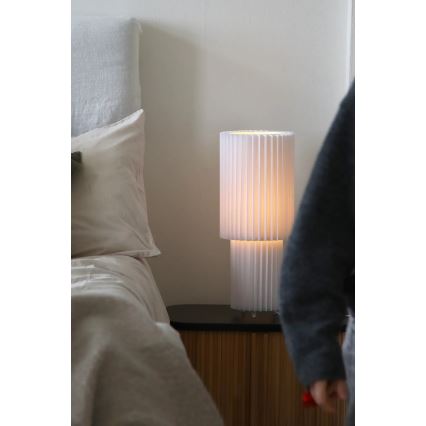 Markslöjd 108897 - Lampe de table CATIS 1xE27/60W/230V 45 cm blanche