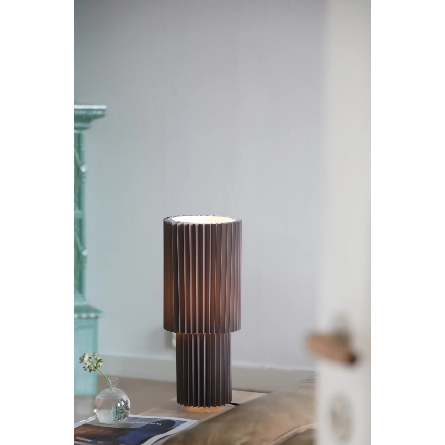 Markslöjd 108898 - Lampe de table CATIS 1xE27/60W/230V 45 cm grise