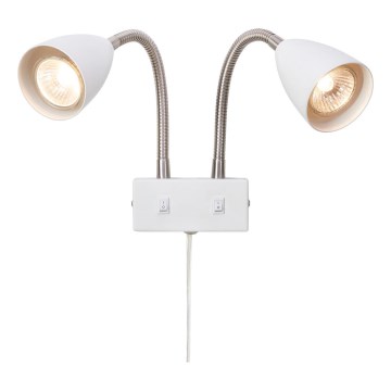 Markslöjd 108900 - CIRO Wandleuchte 2x GU10/7W/230V, weiß