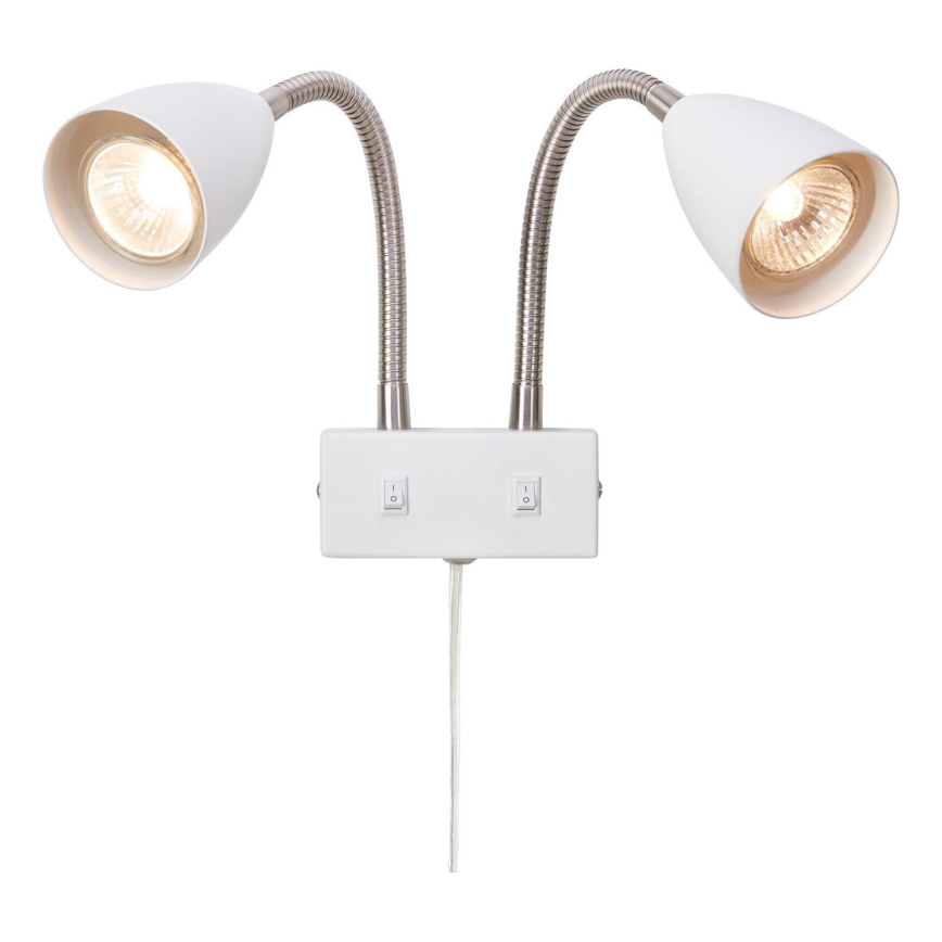 Markslöjd 108900 - Spot mural CIRO 2xGU10/7W/230V blanc