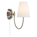 Markslöjd 108908 - Applique AMAR 1xE14/40W/230V bianco/ottone