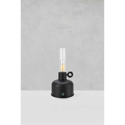 Markslöjd 108919 - Lampe de table d'extérieur à intensité variable et rechargeable ASTRID LED/2W/1200 mAh IP44 noir