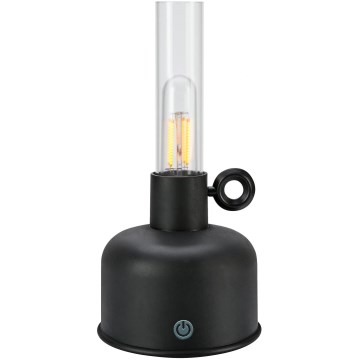 Markslöjd 108919 - LED Dimmerabile per esterni ricaricabile lampada da tavolo ASTRID LED/2W/1200 mAh IP44 nero