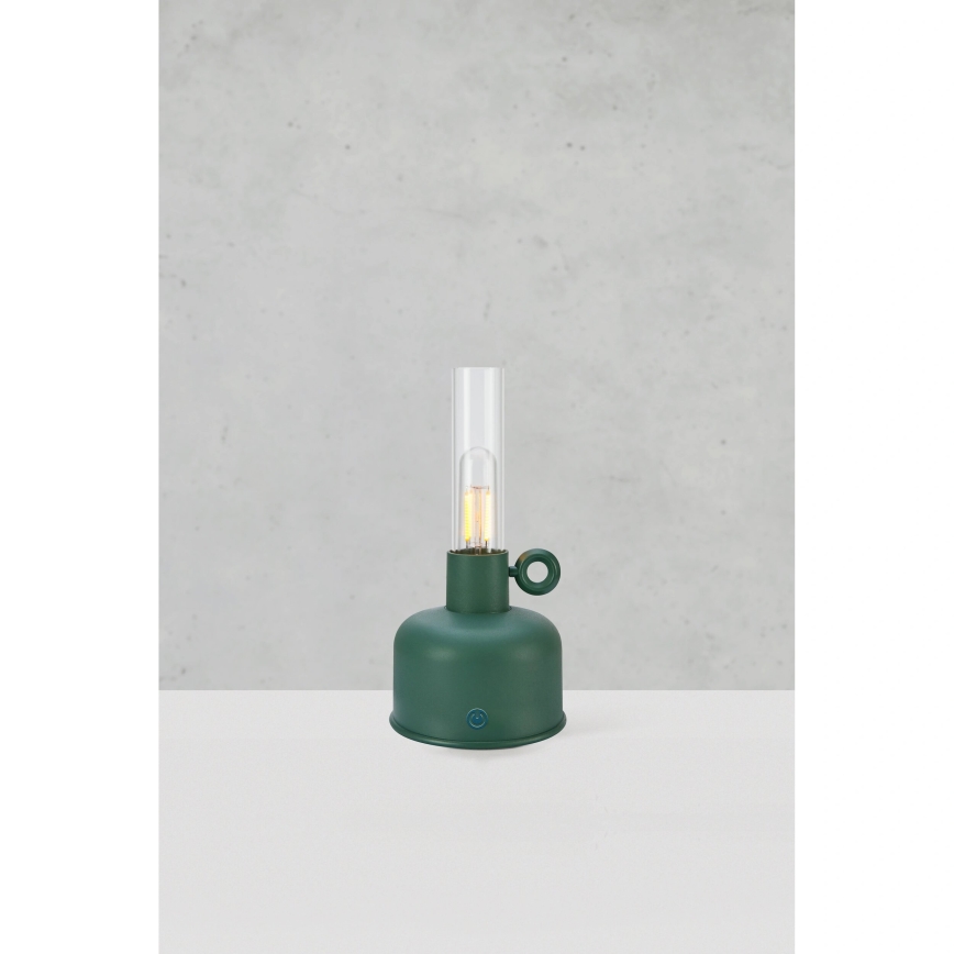 Markslöjd 108920 - LED Dimmerabile per esterni ricaricabile lampada da tavolo ASTRID LED/2W/1200 mAh IP44 verde