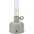 Markslöjd 108921 - Dimmbare, aufladbare LED-Outdoor-Tischleuchte ASTRID LED/2W/1200 mAh IP44 grau