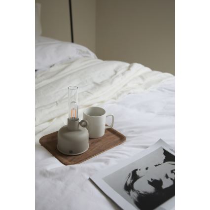 Markslöjd 108921 - Lampe de table extérieure à intensité variable et rechargeable ASTRID LED/2W/1200 mAh IP44 gris