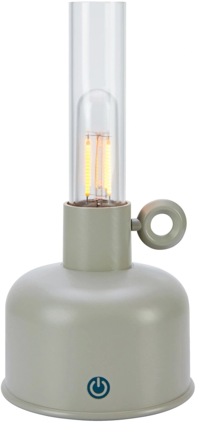 Markslöjd 108921 - Lampe de table extérieure à intensité variable et rechargeable ASTRID LED/2W/1200 mAh IP44 gris