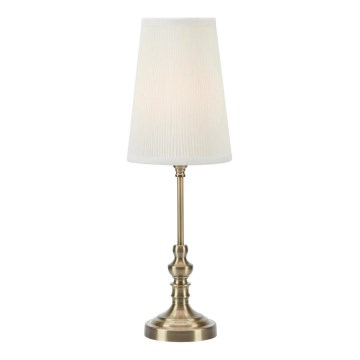 Markslöjd 108969 - Lampada da tavolo NOBLE 1xE14/40W/230V 56 cm bianco/ottone