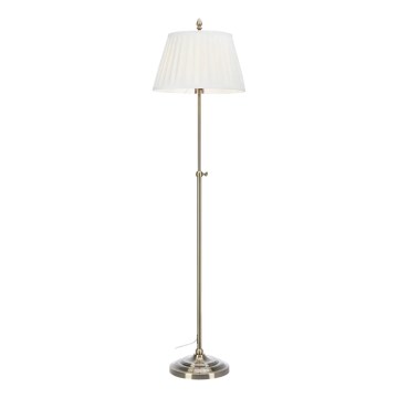 Markslöjd 108972 - Lampadaire OXFORD 1xE14/40W/230V blanc/laiton