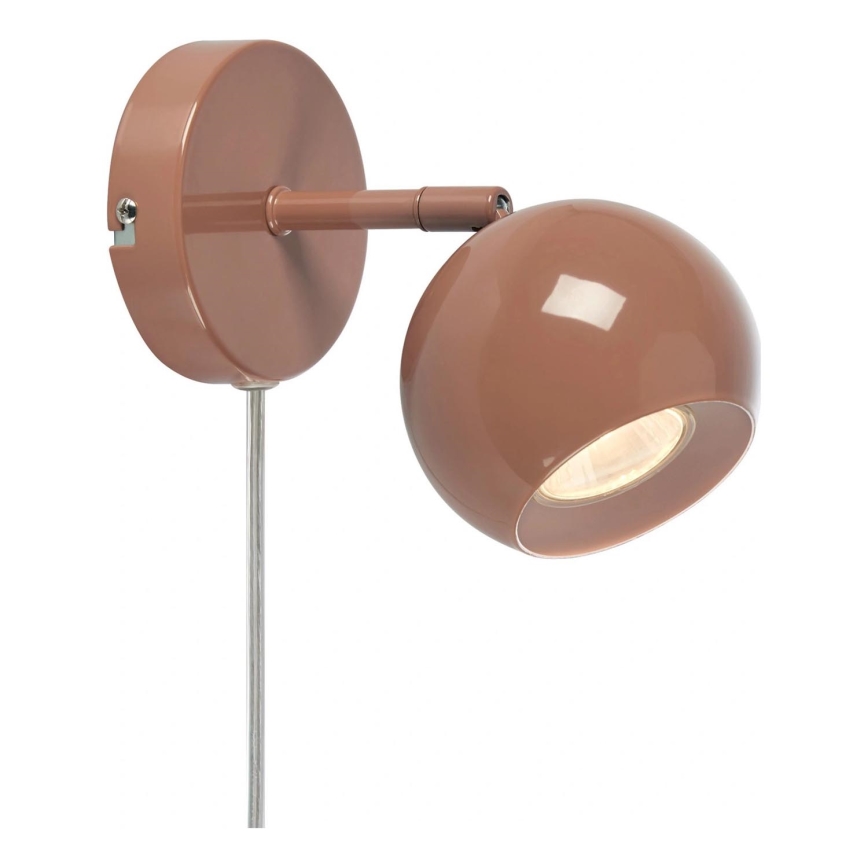 Markslöjd 108984 - Faretto da parete POP 1xGU10/7W/230V marrone