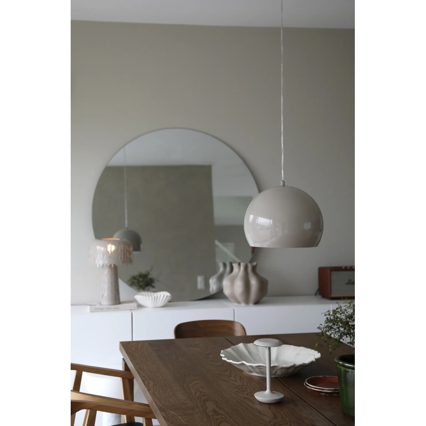 Markslöjd 108986 - Hängeleuchte POP, 1xE27/40W/230V, Ø 28 cm, grau
