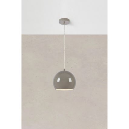 Markslöjd 108989 - Lampadario a sospensione con cavo POP 1xGU10/7W/230V Ø 20 cm grigio