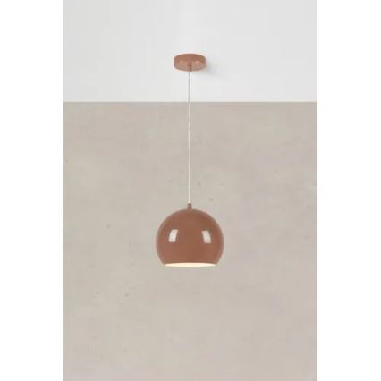 Markslöjd 108990 - Suspension sur câble POP 1xGU10/7W/230V Ø 20 cm marron