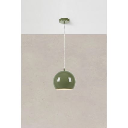 Markslöjd 108991 - Suspension sur câble POP 1xGU10/7W/230V diam. 20 cm verte