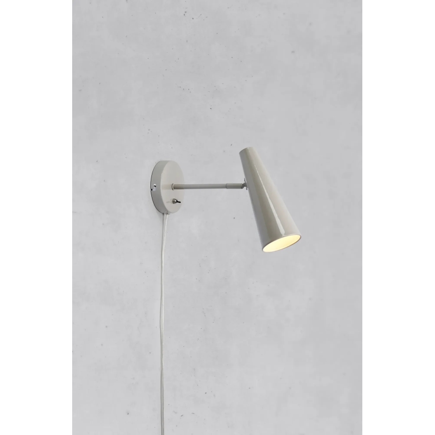 Markslöjd 108992 - Applique murale PEAK 1xE14/40W/230V gris