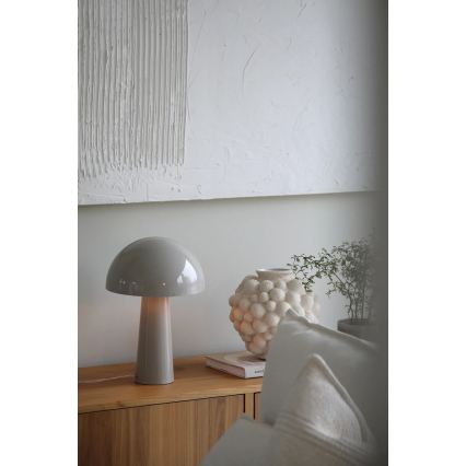 Markslöjd 108993 - Lampe de table MANTAR 1xE14/40W/230V grise