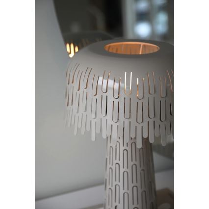 Markslöjd 109005 - Lampada da tavolo VERBERA 1xE14/40W/230V grigia