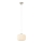 Markslöjd 109008 - Suspension sur câble SOBER 1xE27/40W/230V Ø 25 cm chrome mat