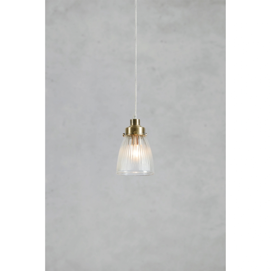 Markslöjd 109010 - Pendelleuchte an Kabel BELLIS 1xE14/40W/230V Messing