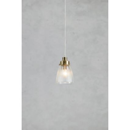 Markslöjd 109010 - Suspension sur câble BELLIS 1xE14/40W/230V, finition laiton