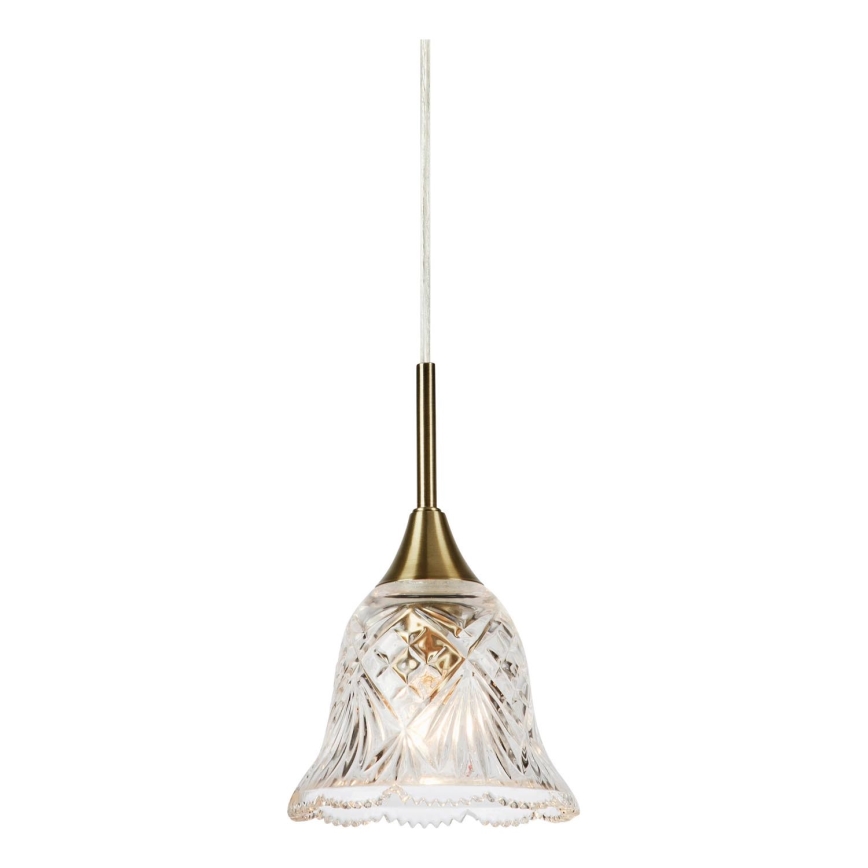 Markslöjd 109011 - Suspension sur câble LUNA 1 x E14, 40 W, 230 V, en laiton