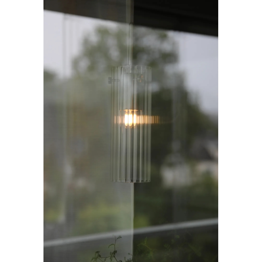 Markslöjd 109013 - Pendelleuchte an Kabel TIBIA 1xE14/40W/230V klar/messing