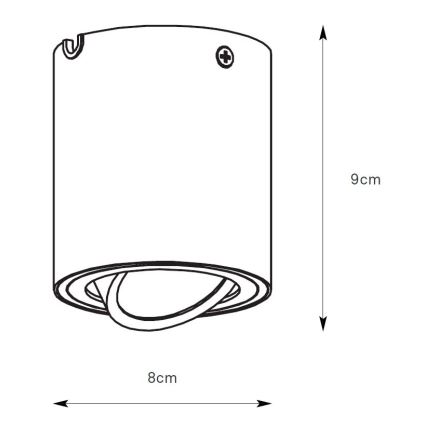 Markslöjd 109020 - Dimmbarer LED-Einbaustrahler DIRETTO LED/5W/230V CRI 90 weiß
