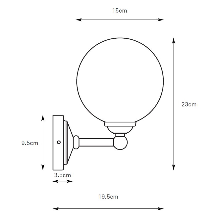 Markslöjd 109022 - Applique murale TROPEA 1xG9/20W/230V chrome brillant