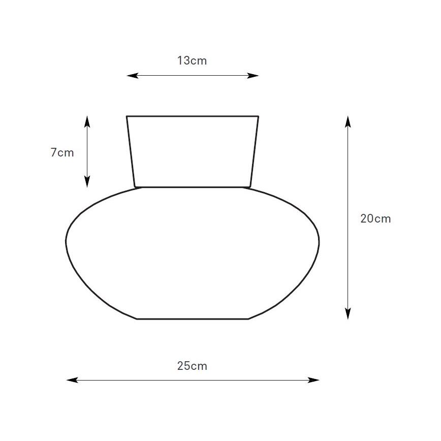 Markslöjd 109025 - Plafonnier MALAGA 1xE27/40W/230V Ø 25 cm chrome mat