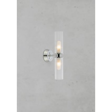 Markslöjd 109027 - Applique da bagno RIMINI 2xG9/20W/230V IP44 cromo lucido