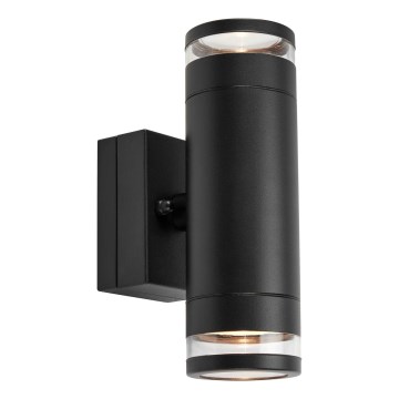 Markslöjd 109104 - Applique da esterno dimmerabile a LED LUNO 2xLED/4,9W/230V IP65 nero