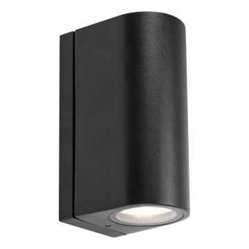 Markslöjd 109110 - LED dimmerabile applique da esterno ALOR 2xLED/4,9W/230V IP65 nera