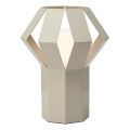 Markslöjd 109147 - Lampada da tavolo OCTA 1xE27/60W/230V crema