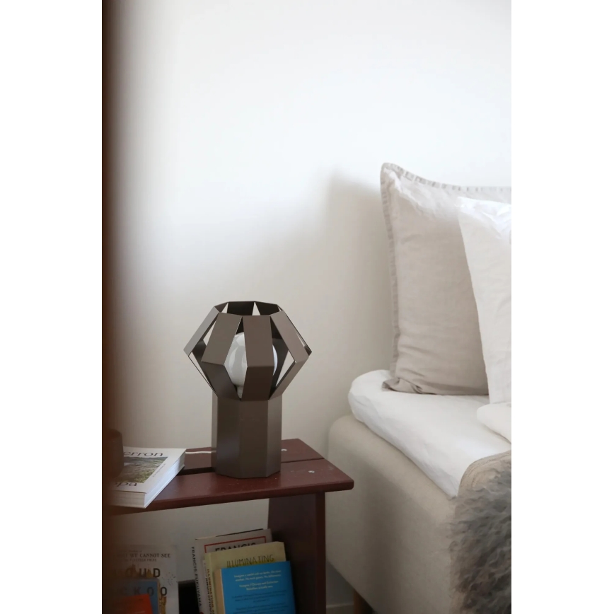 Markslöjd 109148 - Tischleuchte OCTA 1xE27/60W/230V braun