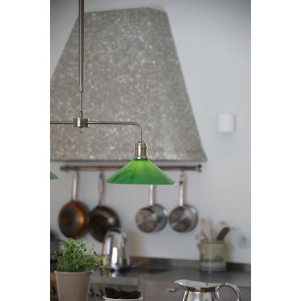 Markslöjd 109161 - Pendelleuchte an Stange VELA 2xE27/60W/230V grün/messing