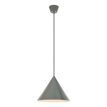 Markslöjd 109162 - Lampadario a sospensione su cavo TIP 1xE27/60W/230V Ø 37,5 cm grigio