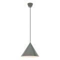 Markslöjd 109162 - Pendelleuchte am Kabel TIP 1xE27/60W/230V grau