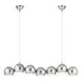 Markslöjd 109168 - Lampadario sospeso con cavo CUPOLO 7xE14/40W/230V cromo lucido