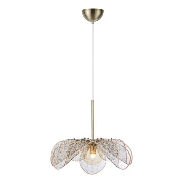 Markslöjd 109169 - Pendelleuchte mit Kabel STYRKA 1xE27/40W/230V Ø 63 cm beige