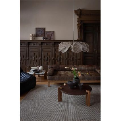Markslöjd 109170 - Pendelleuchte STYRKA an Kabel 1xE27/40W/230V Ø 75 cm beige