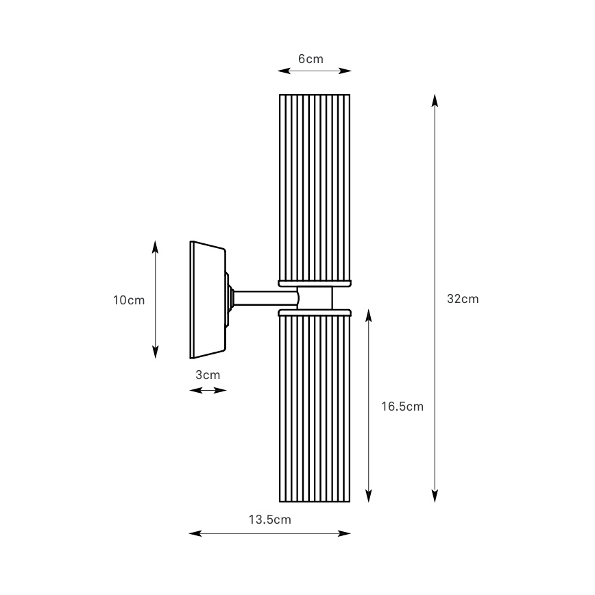 Markslöjd 109236 - Applique da bagno RIMINI 2xG9/20W/230V IP44 ottone