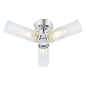 Markslöjd 109237 - Badezimmer-Aufbauleuchte RIMINI 3xG9/20W/230V IP44 glänzender Chrom