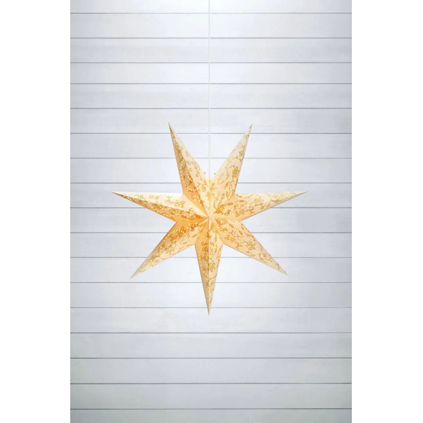 Markslöjd 700115 - Decorazione natalizia ARATORP 1xE14/25W/230V 75 cm bianco