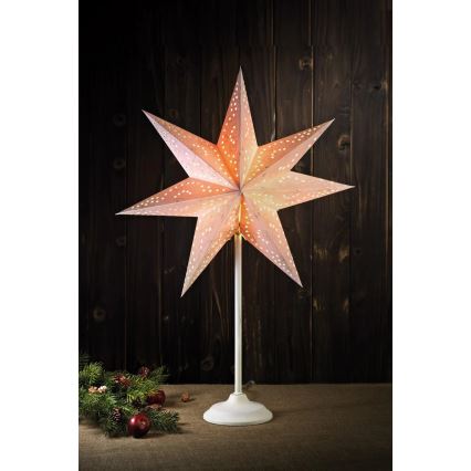 Markslöjd 700119 - Decorazione natalizia ARATORP 1xE14/25W/230V bianco