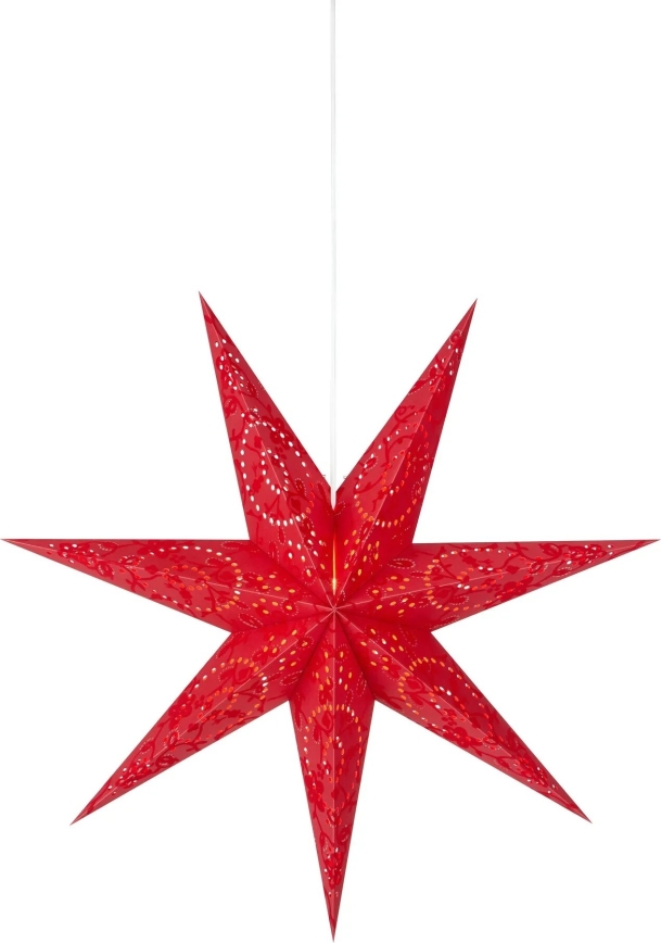 Markslöjd 700120 - Weihnachtsdekoration ARATORP 1xE14/25W/230V Ø 75 cm rot