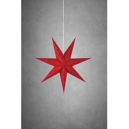 Markslöjd 700120 - Weihnachtsdekoration ARATORP 1xE14/25W/230V Ø 75 cm rot