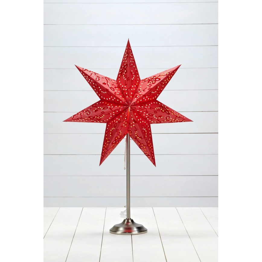 Markslöjd 700123 - Decorazione natalizia ARATORP 1xE14/25W/230V rossa