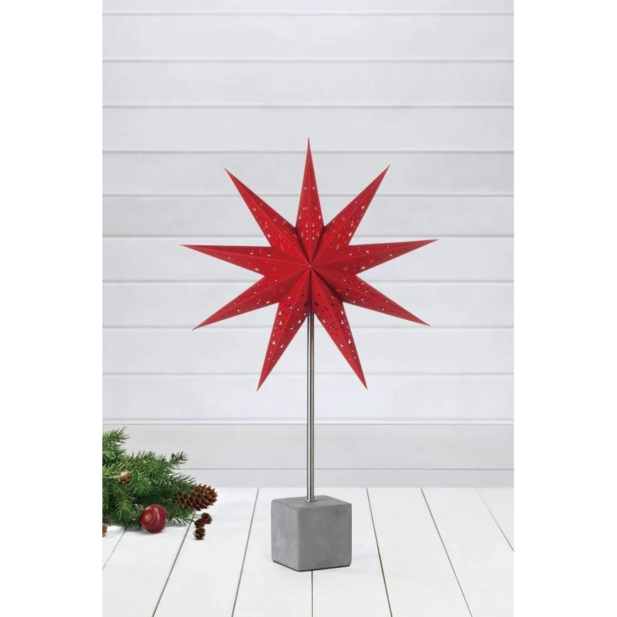 Markslöjd 702223 - Decorazione natalizia HARD 1xE14/25W/230V rossa