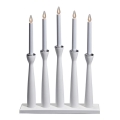 Markslöjd 702229 - Bougeoir de Noël MASESKÄR 5xE10/3W/230V blanc
