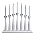 Markslöjd 702232 - Bougeoir de Noël MASESKÄR 7xE10/3W/230V blanc